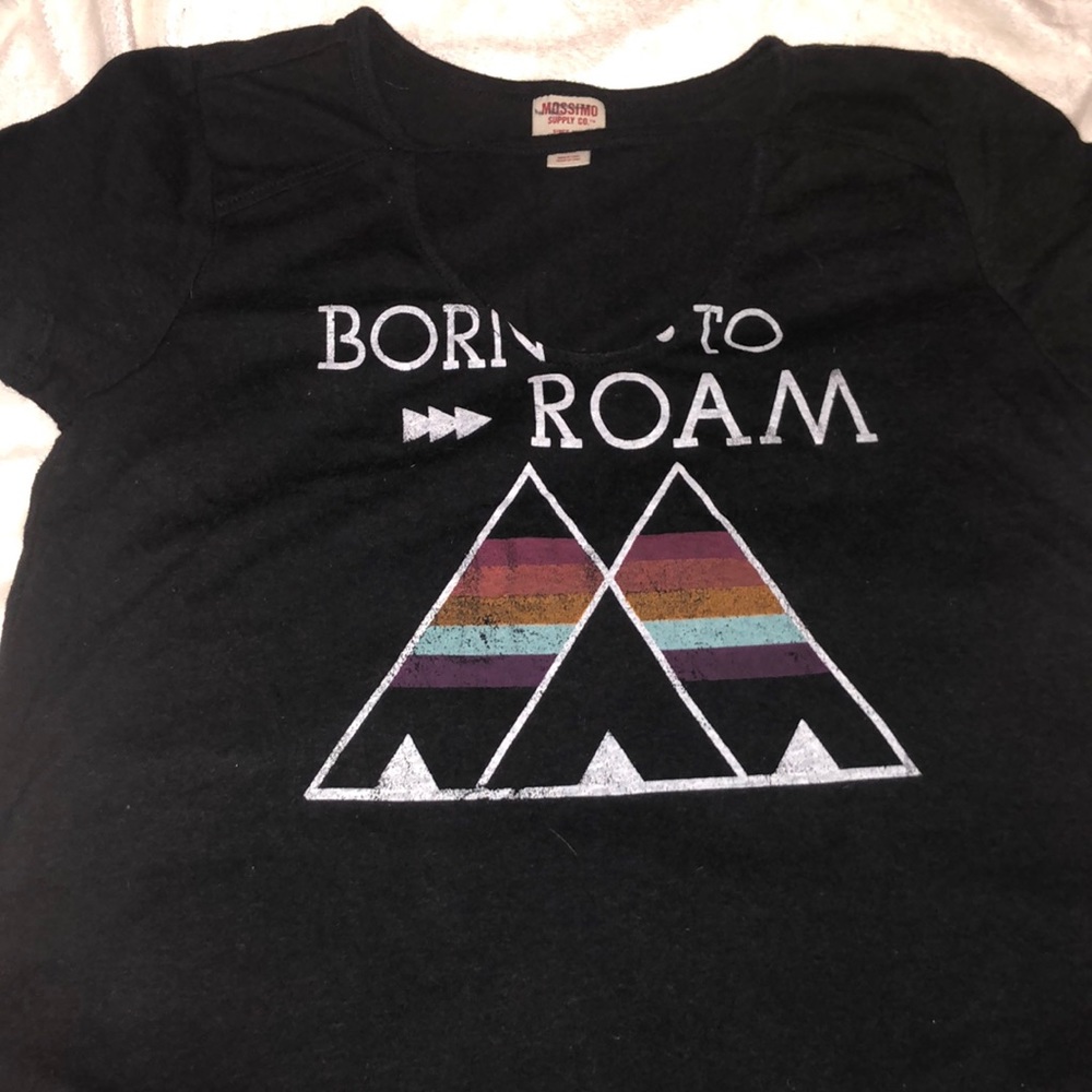 Black Distressed T-shirt